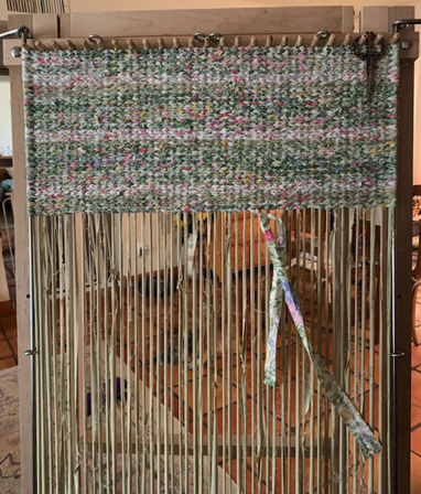 Aug 27 - Twined Rag Rug. Aug 27 - Twined Rag Rug.